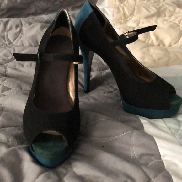 BCBG Fabulous Suede Heels - Picture 2 of 6